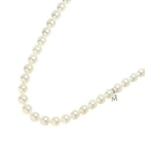 MIKIMOTO Akoya Pearl 8.0-7.5mm Necklace SV Silver 90273548